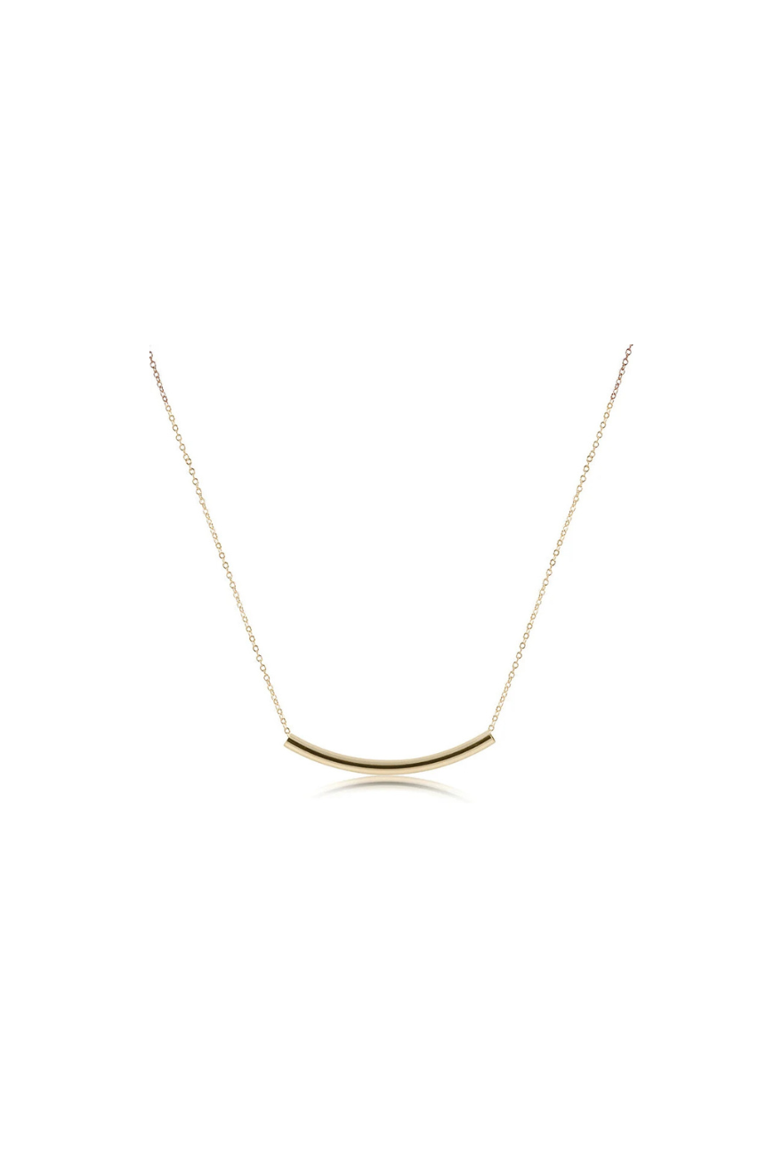 enewton 16" BLISS BAR SMOOTH GLD Necklace