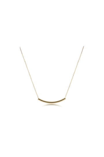 enewton 16" BLISS BAR SMOOTH GLD Necklace