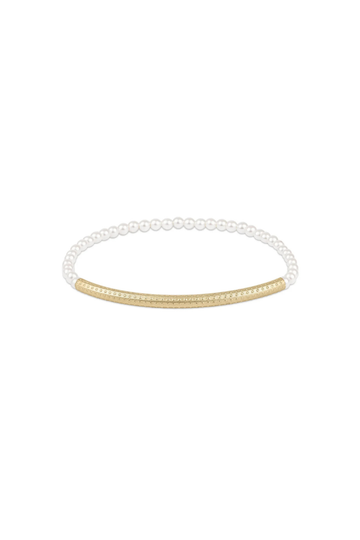 Enewton Bliss Bar Textured Pearl 3mm Bracelet