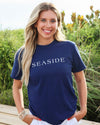 navy seaside shortsleeve unisex tee