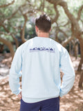 Chambray Unisex Seaside Sweatshirt