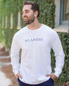 White Longsleeve Unisex Seaside Tee