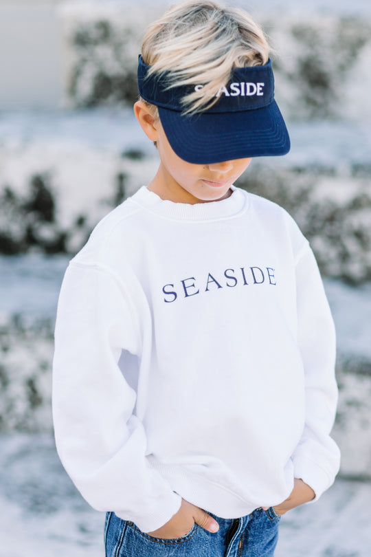 White Youth Seaside Newtown Sweatshirt