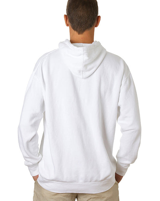 White Unisex Seaside Pullover Hoodie