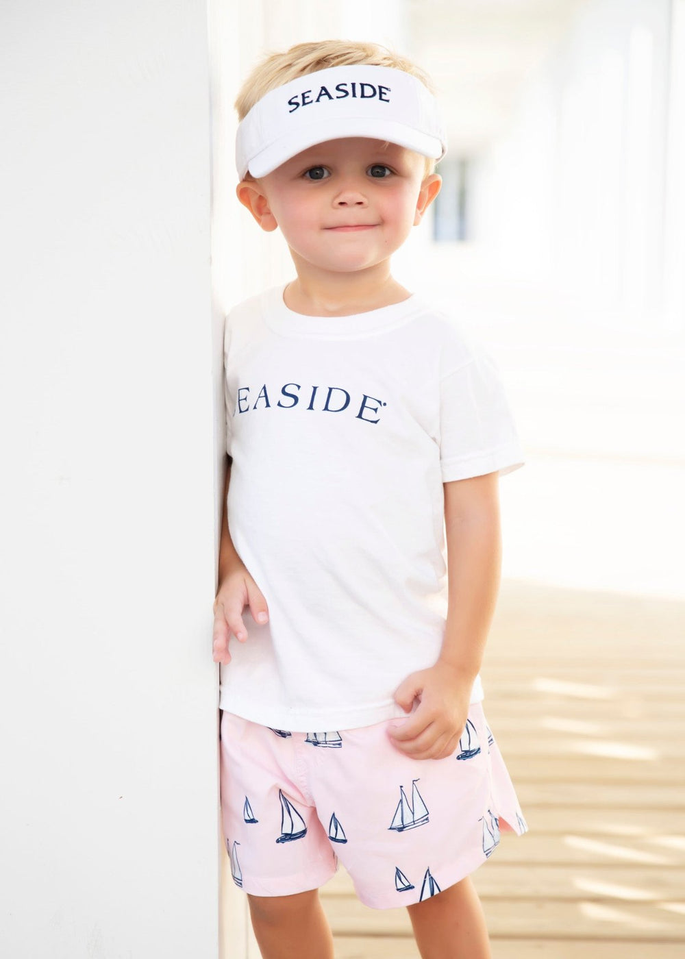 Youth White Seaside Visor