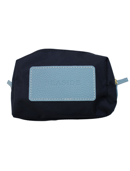 Navy Seaside Cosmetic Pouch