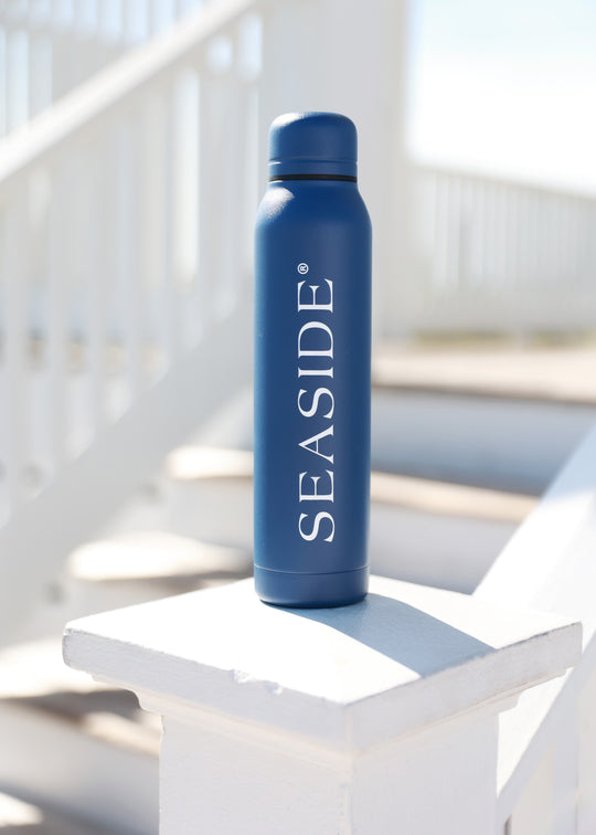 Navy Seaside Silo Bottle
