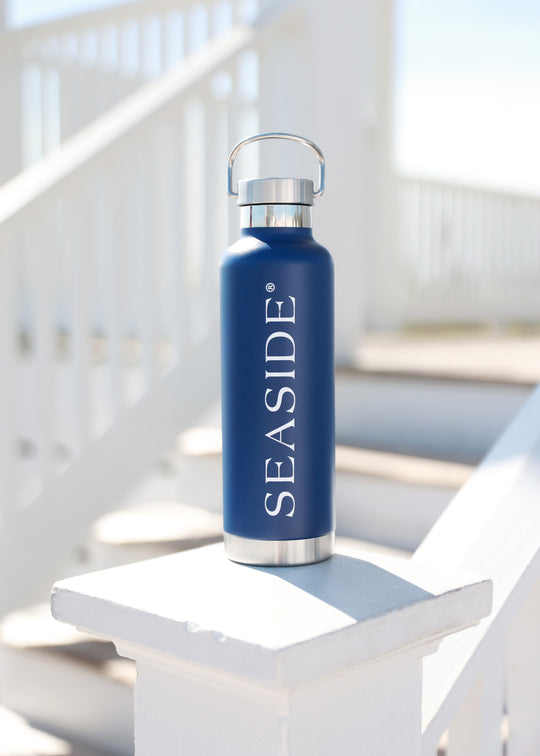 Navy Seaside Journey Bottle