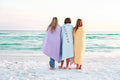 Chambray Seaside Sweatshirt Blanket