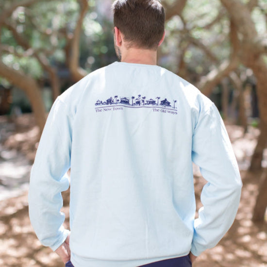 Chambray Unisex Seaside Sweatshirt