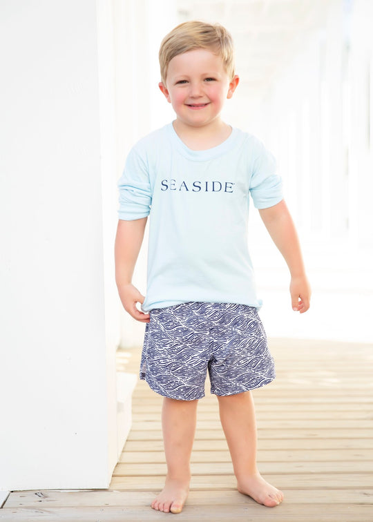Chambray Youth Longleeve Seaside Tee