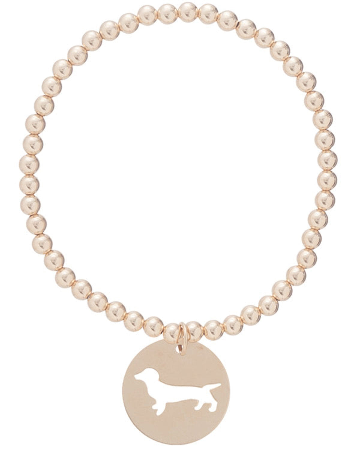 Classic Gold Filled enewton Bud the Dachshund Disc