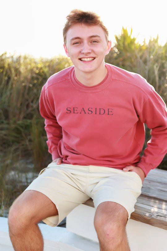Crimson Unisex Seaside Sweatshirt