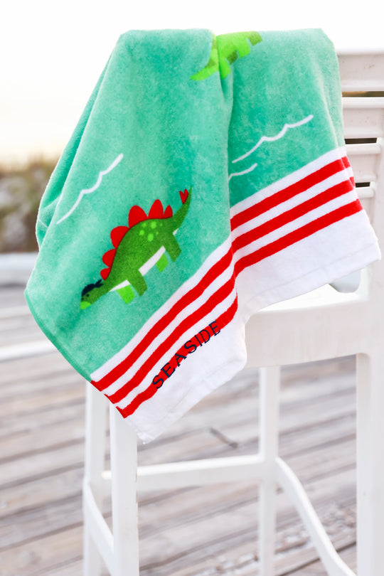 Dinosaur Seaside Beach Towel