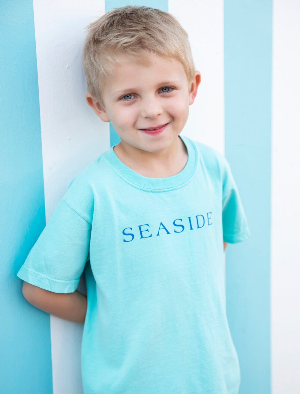 Mint green Youth Shortsleeve Seaside Tee