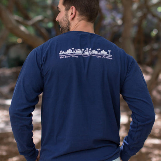 Navy Longsleeve Unisex Seaside Tee