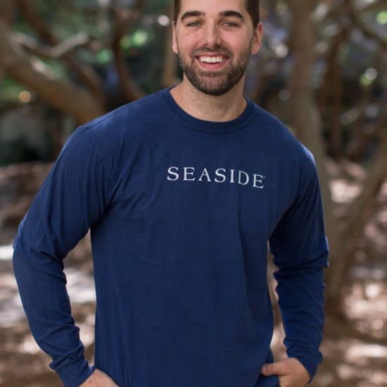 Navy Longsleeve Unisex Seaside Tee