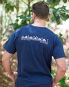 Navy Shortsleeve Unisex Seaside Tee