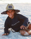 Navy Youth Seaside Sweatshirt