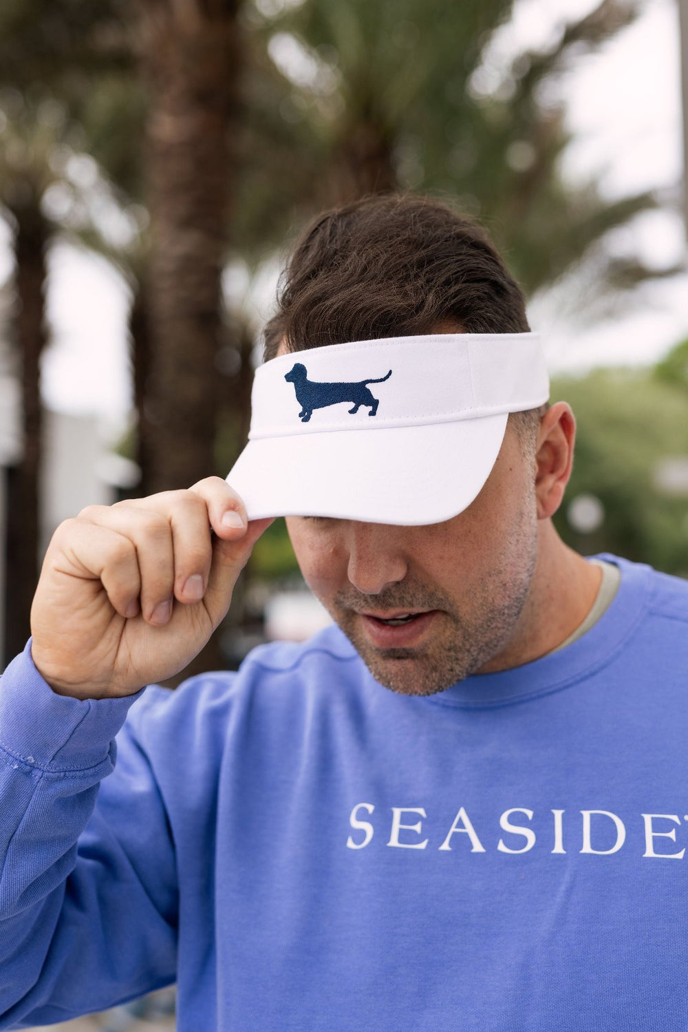 White Adult Bud Visor