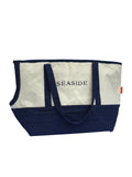 Blue and Natural Seaside Pet Carrier 