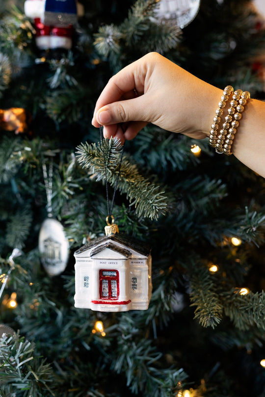 Seaside Post Office Ornament