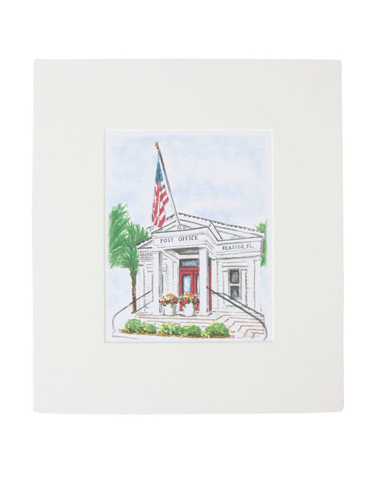 Seaside Post Office Print