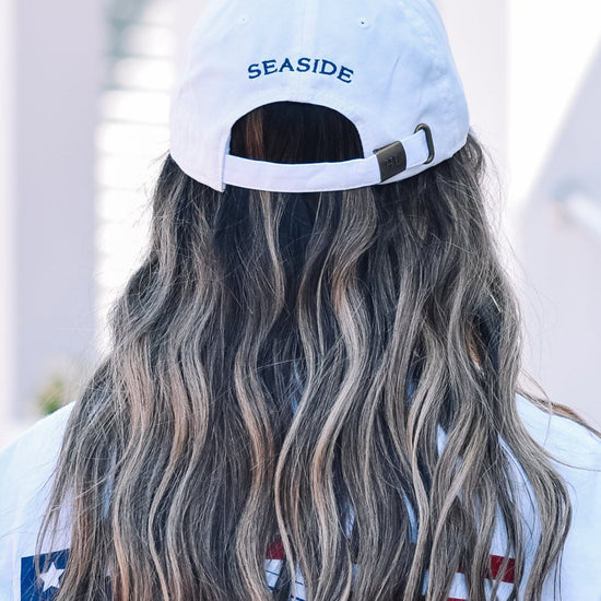 White American Flag Embroidered Hat
