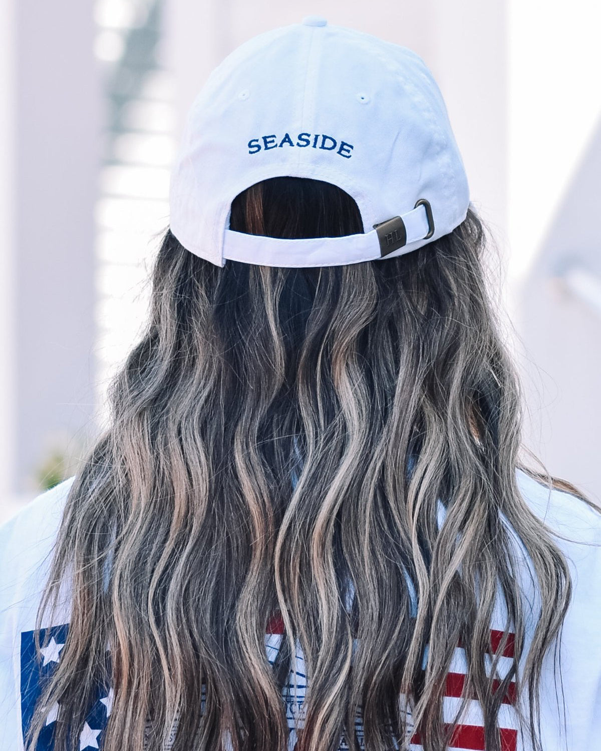 White American Flag Embroidered Hat