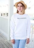 Unisex White Seaside Sweatshirt