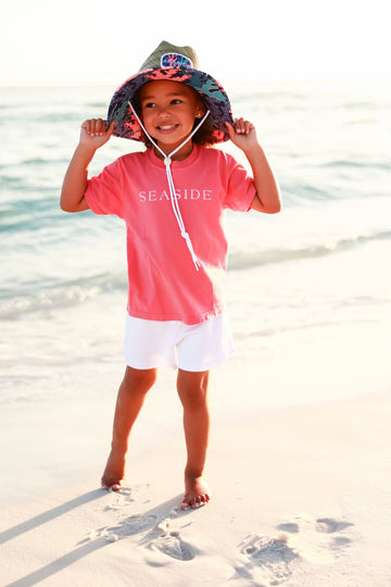Watermelon Pink Youth Shortsleeve Seaside Tee