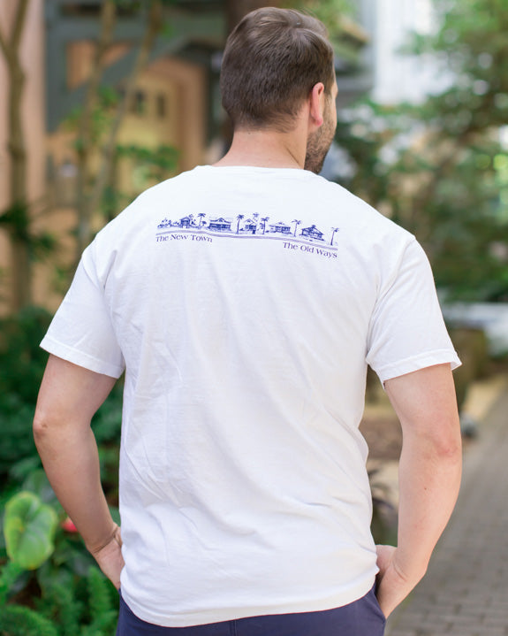 White Shortsleeve Unisex Seaside Tee – The Seaside Style