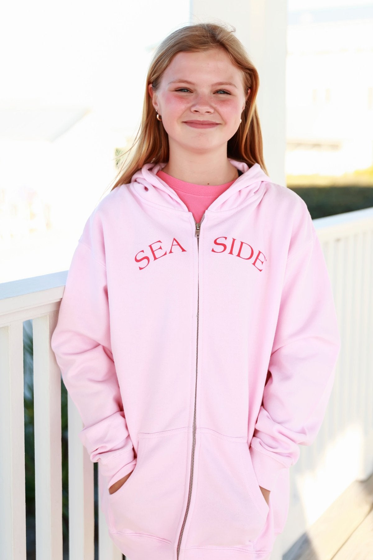 Blossom Youth Seaside Zip Hoodie – The Seaside Style