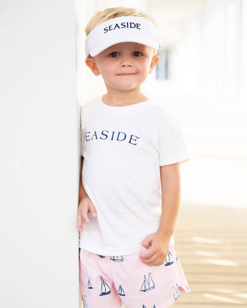 Youth White Seaside Visor seaside florida the seaside style